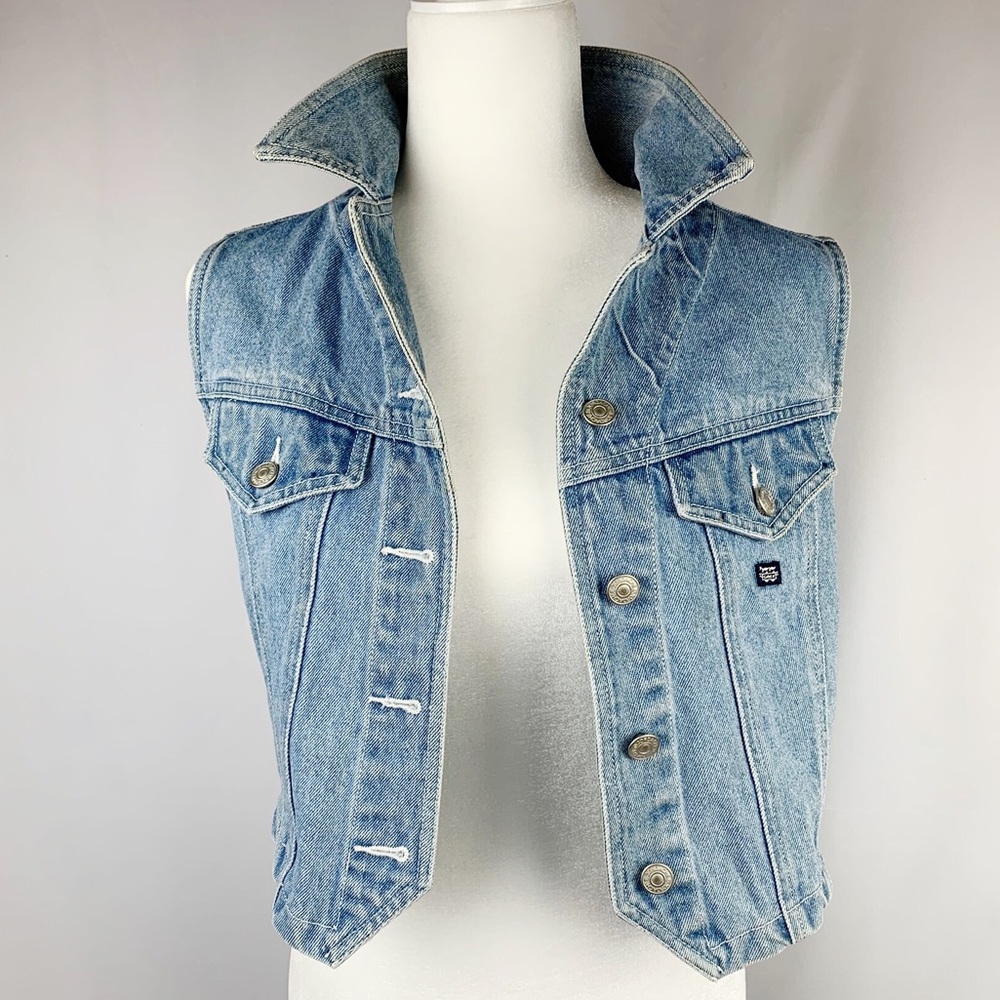 Vintage Jordache denim vest